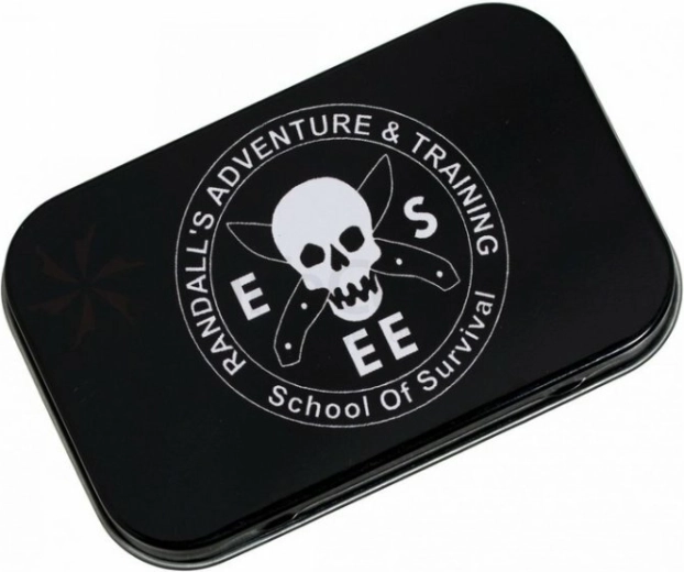 ESEE kieszonkowe metalowe pudełko survivalowe 9,5 × 5,5 × 2 cm