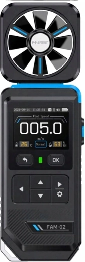 Cyfrowy anemometr FNIRSI FAM-02