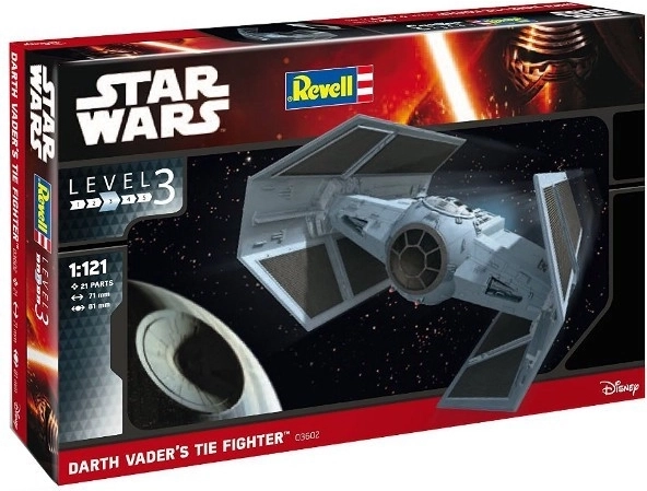 Zestaw modelarski TIE Fightera Dartha Vadera 1:121 – REVELL STAR WARS