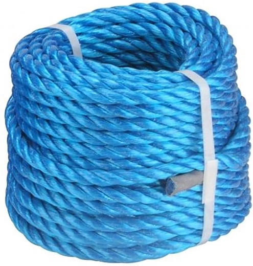Polipropylenowa lina skręcana 8 mm, 20 m