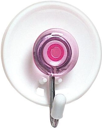 Okrągłe samoprzylepne haczyki z przyssawką, mix kolorów, 3 szt.