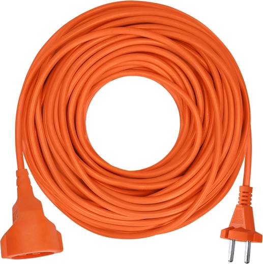 Solight przedłużacz ze złączem 15 m, 2×1,5 mm², pomarańczowy - 1 sztuka