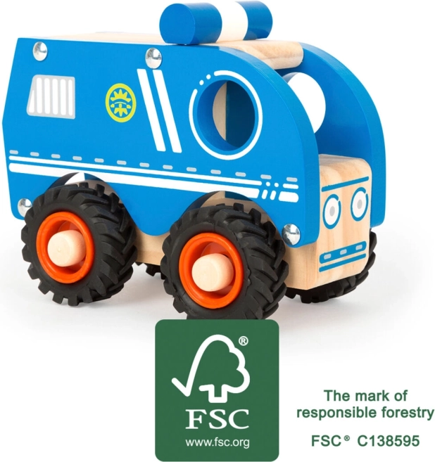 Small Foot drewniany policyjny samochód