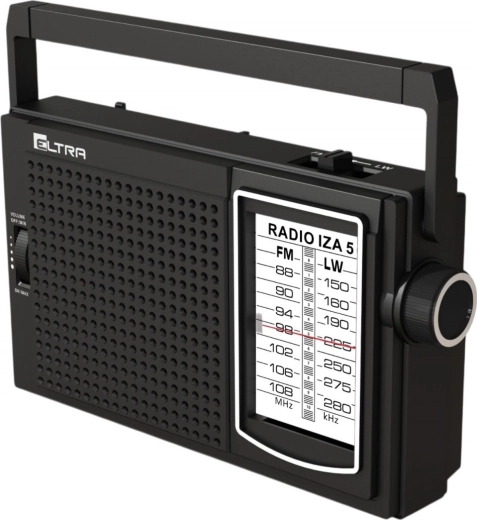 Przenośne radio IZA-5 czarne