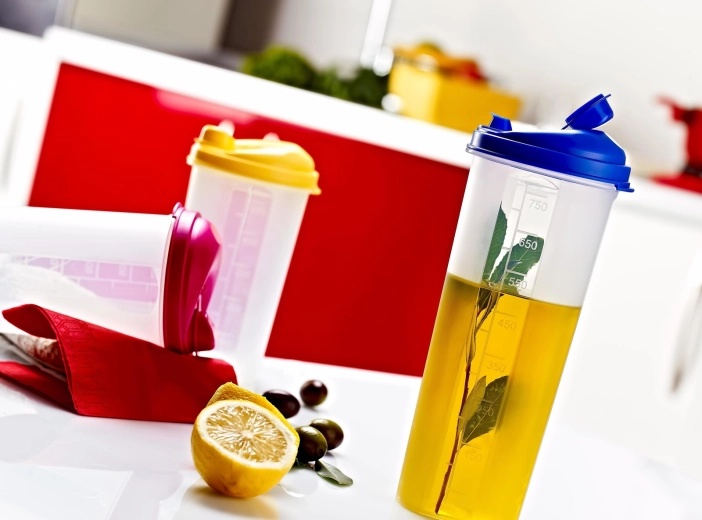 Dozownik do oleju i octu Hobby Life Clover 500 ml z miarką