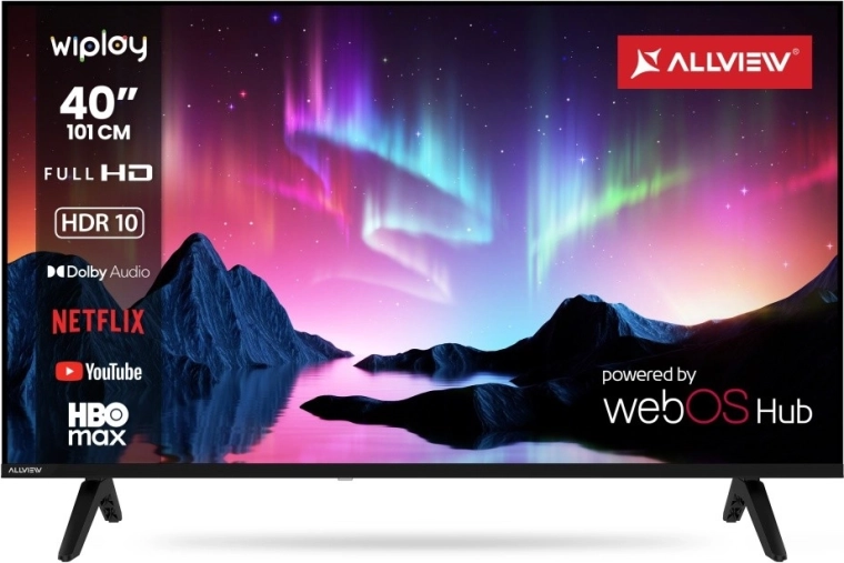 Allview 40" LED smart TV z webOS