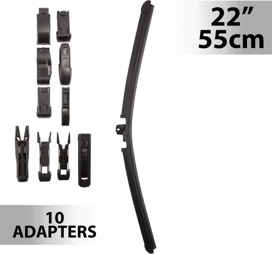 Wycieraczka Carguard 55 cm z 10 adapterami