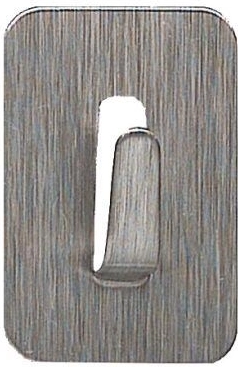 Samoprzylepne haki nierdzewne prostokątne 2,5 × 3,5 cm (4 szt.)