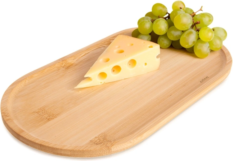 Bambusowy owalny talerz do serwowania 28 × 15 cm