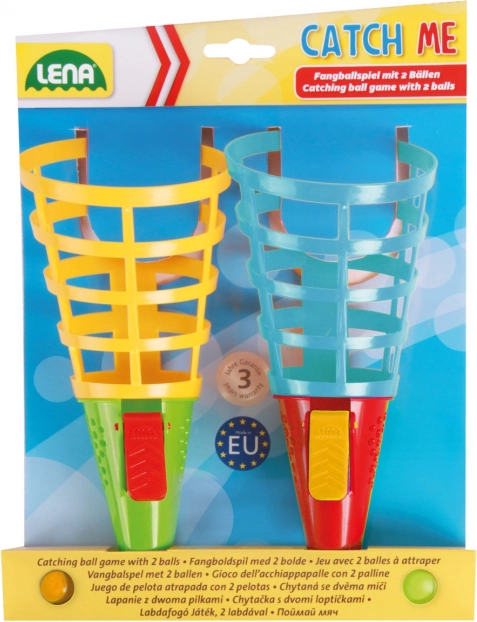 Zabawna gra Catch Ball z plastikowymi piłeczkami