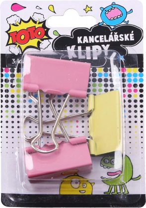Klipy biurowe 41 mm, zestaw 3 szt.