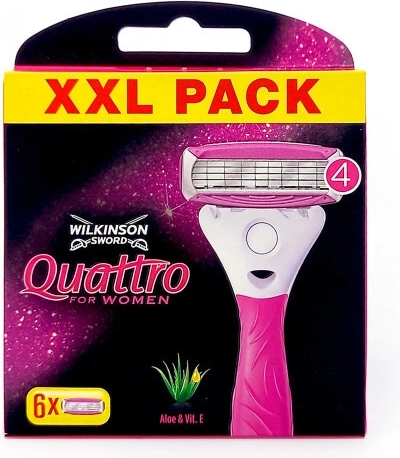 Wilkinson Quattro for Women wymienne głowice do golenia 6 szt.