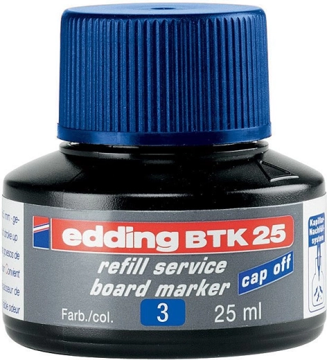 Atrament Edding BTK 25 niebieski – wkład do markerów do tablic