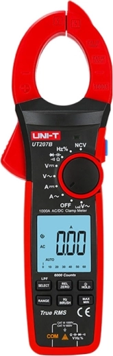 Uni-T cyfrowy miernik cęgowy True RMS UT207B
