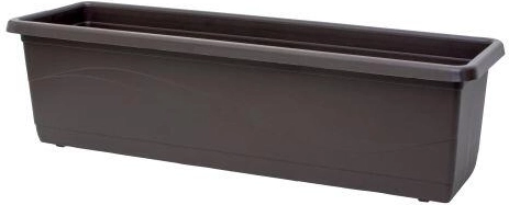 Plastowa skrzynka Lobelia 40 cm brązowa