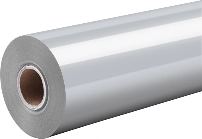 HTVRONT Pure folia termotransferowa srebrna 30,5 cm × 1,8 m