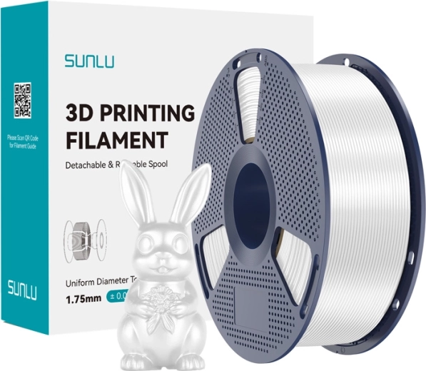 Filament Sunlu PLA+ Silk biały