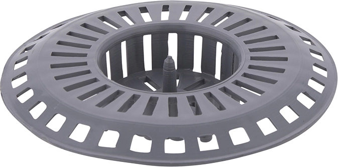 Plastikowe sitko do zlewu 8 cm, szare