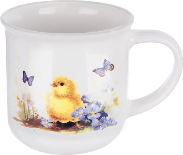 Kubek ceramiczny Wiosna – kurczątko 0,35 l