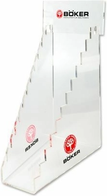 Akrylowy stojak na 11 noży BÖKER