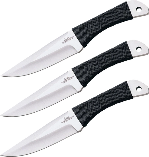 Hibben Cord Grip Thrower – zestaw trzech noży do rzucania, duże