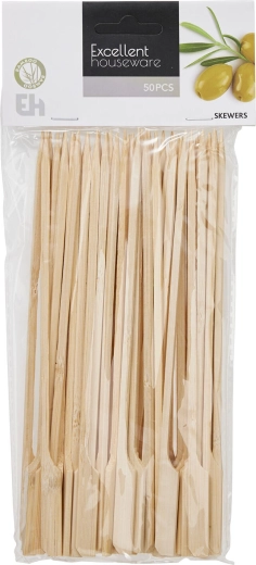 Bambusowe szpikulce do grillowania z uchwytem 20 cm (50 szt.)