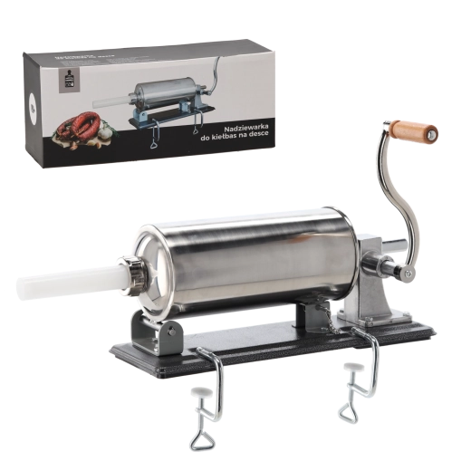 Ręczna nadziewarka do kiełbas na płycie 4 l ze stali nierdzewnej