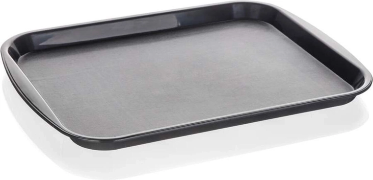 Plastikowa taca do serwowania Culinaria czarna 43 × 31 × 2 cm