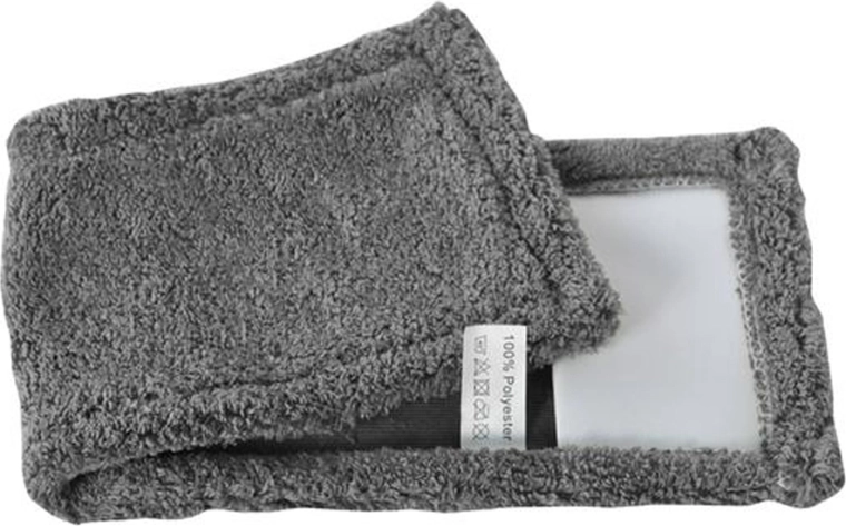 Zapasowa głowica do płaskiego mopa TORO, szara, mikrofibra 42,5 × 13,5 cm