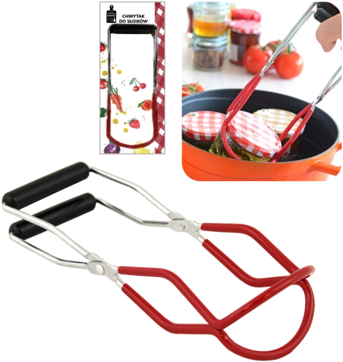 CHOMIK chwytak do słoików do wekowania ze stali nierdzewnej