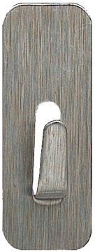 Samoprzylepne haczyki ze stali nierdzewnej, prostokątne 1,8 × 4,5 cm, zestaw 4 szt.