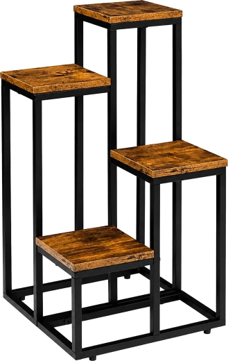 Stojak na kwiaty, metalowy, 4 poziomy, 68 cm - 1 sztuka