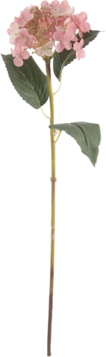 Sztuczny kwiat hortensji różowy 64 cm