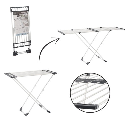 Rozkładana suszarka na pranie Angela z regulowaną długością