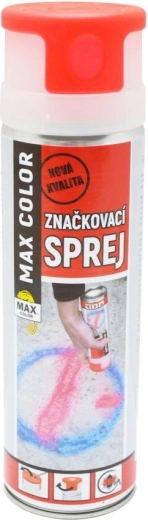 Sprej znakujący MAX COLOR 500 ml – jaskrawoczerwony