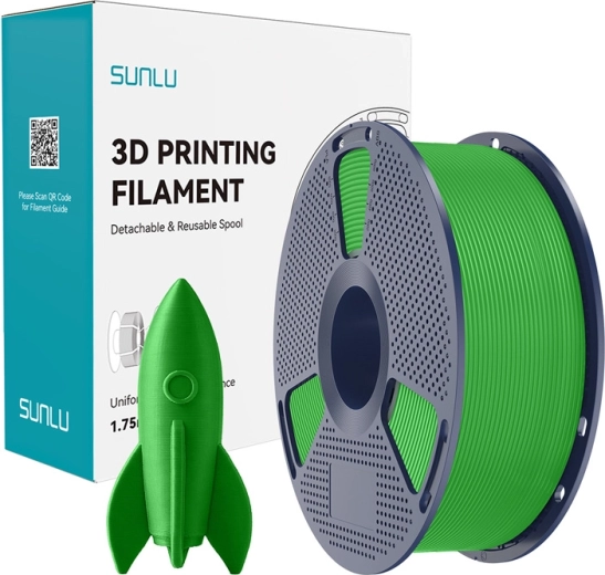 Filament Sunlu PLA High-Speed zielony