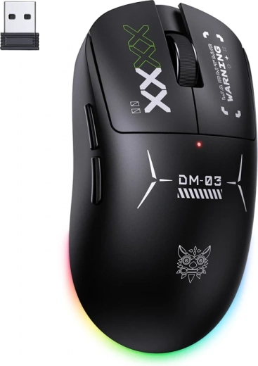 Gamingowa bezprzewodowa mysz Onikuma DM03 RGB czarna