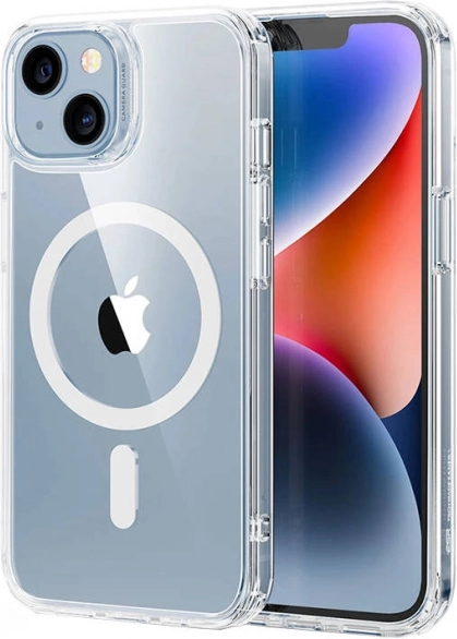 ESR Classic Hybrid etui do iPhone 14 Plus z MagSafe, przezroczyste