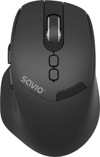 SAVIO MB-06 bezprzewodowa ergonomiczna mysz 2.4 GHz i Bluetooth 5.4