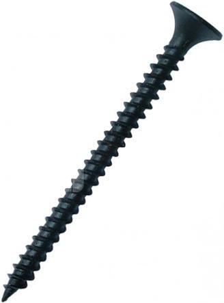 Wkręt do płyt gipsowo‑kartonowych 3,5 × 25 mm, drobny gwint, łeb stożkowy (1000 szt.)
