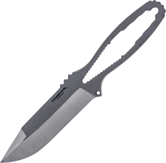 Nóż Condor Biker’s knife – solidny, całkowicie metalowy nóż stały 12 cm z pochewką Kydex