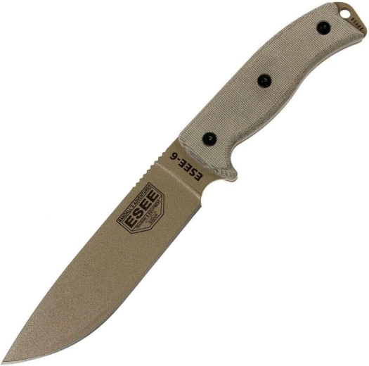 Uniwersalny nóż ESEE-6 Dark Earth z pochwą