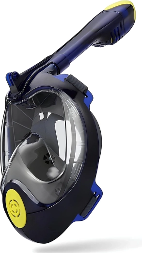 Maska do snorkelingu pełnotwarzowa z fajką L/XL