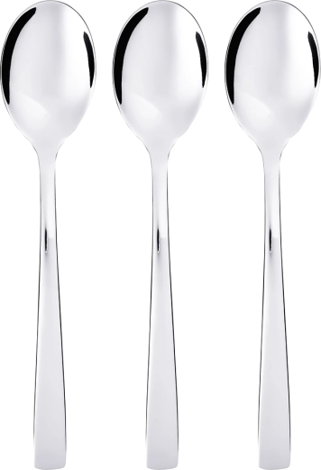 Future zestaw 3 łyżek stołowych ze stali nierdzewnej