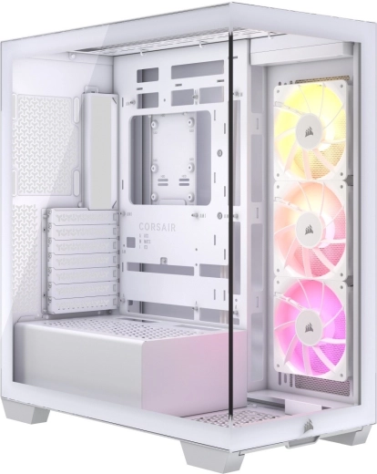 Corsair 3500X TG mid‑tower biała obudowa PC