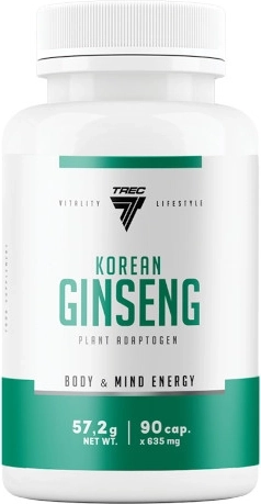Trec żeń-szeń koreański – ekstrakt z Panax ginseng, 90 kapsułek