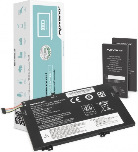 Bateria Movano do Lenovo ThinkPad L480/L490/L580/L590/L14/L15 4100 mAh (46 Wh)