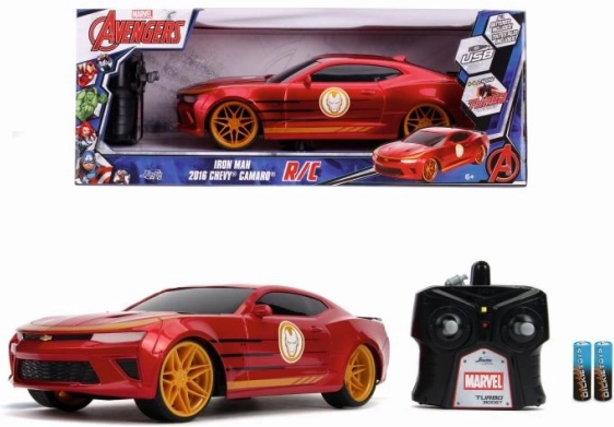 Zdalnie sterowane auto MARVEL Iron Man Chevrolet Camaro 1:16