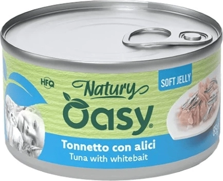 Oasy Natury Soft Jelly – tuńczyk z anchois 85 g