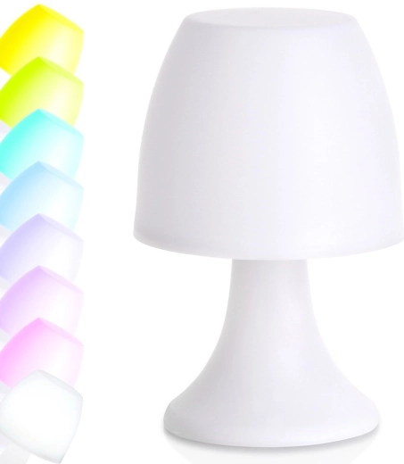 LED lampka stołowa z wielokolorowym światłem 19 cm